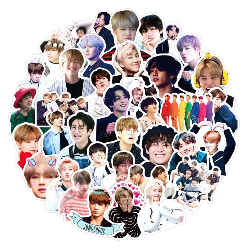 Pack Adesivos KPOP/BTS em Alta Qualidade